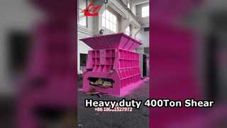 Máy cắt phế liệu container 400 tấn tùy chỉnh cho bãi tái chế Thụy Sĩ