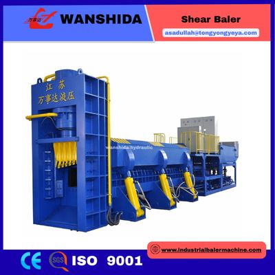 Wanshida Y83Q-4000L Hydraulic Shear Baler 400-Ton Heavy-Duty Scrap Metal Cutting and Baling Machine