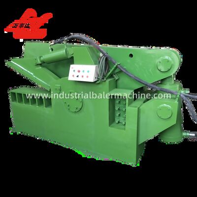 Hydraulic Alligator Shear 630kN Scrap Metal Cutting Machine with 600mm Blade for Steel Bar