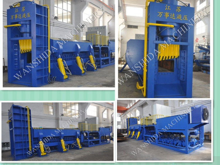 Wanshida Y83Q-4000A 400-Ton Hydraulic Shear Baler for Scrap Metal