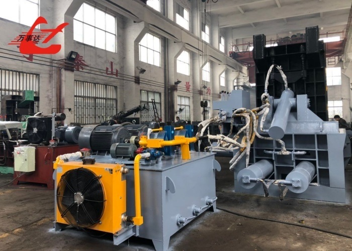 Hydraulic 125ton Aluminum Scrap Baler For Recycling Yard