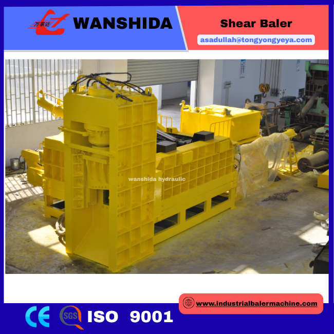 Wanshida Y83Q-4000G Hydraulic Shear Baler 400-Ton Scrap Metal Cutting & Compacting Machine