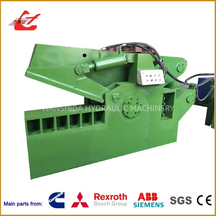 Reliable Scrap Metal Shear 1600Kn 320mm Largest Blade Opening With Protection For Mid-Capacity Cutting Solution