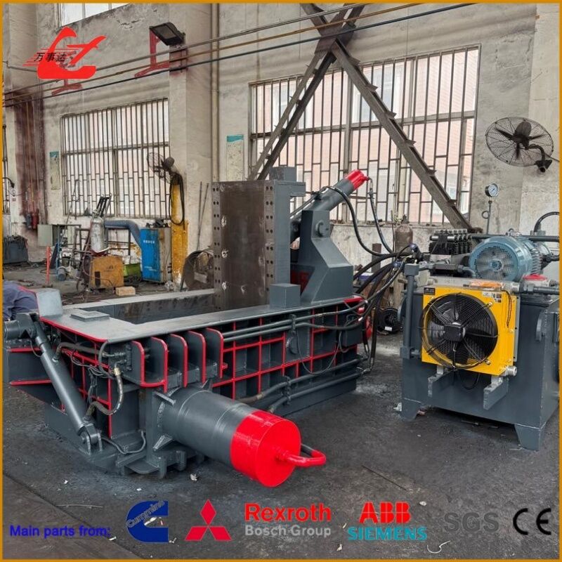 High-Density Aluminum Can Baler 1250kN For Logistics With Low Operating Cost