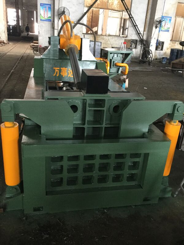 High Density 160Ton Hydraulic Metal Baler Scrap Compaction Solution 22kw For Efficient Recycling