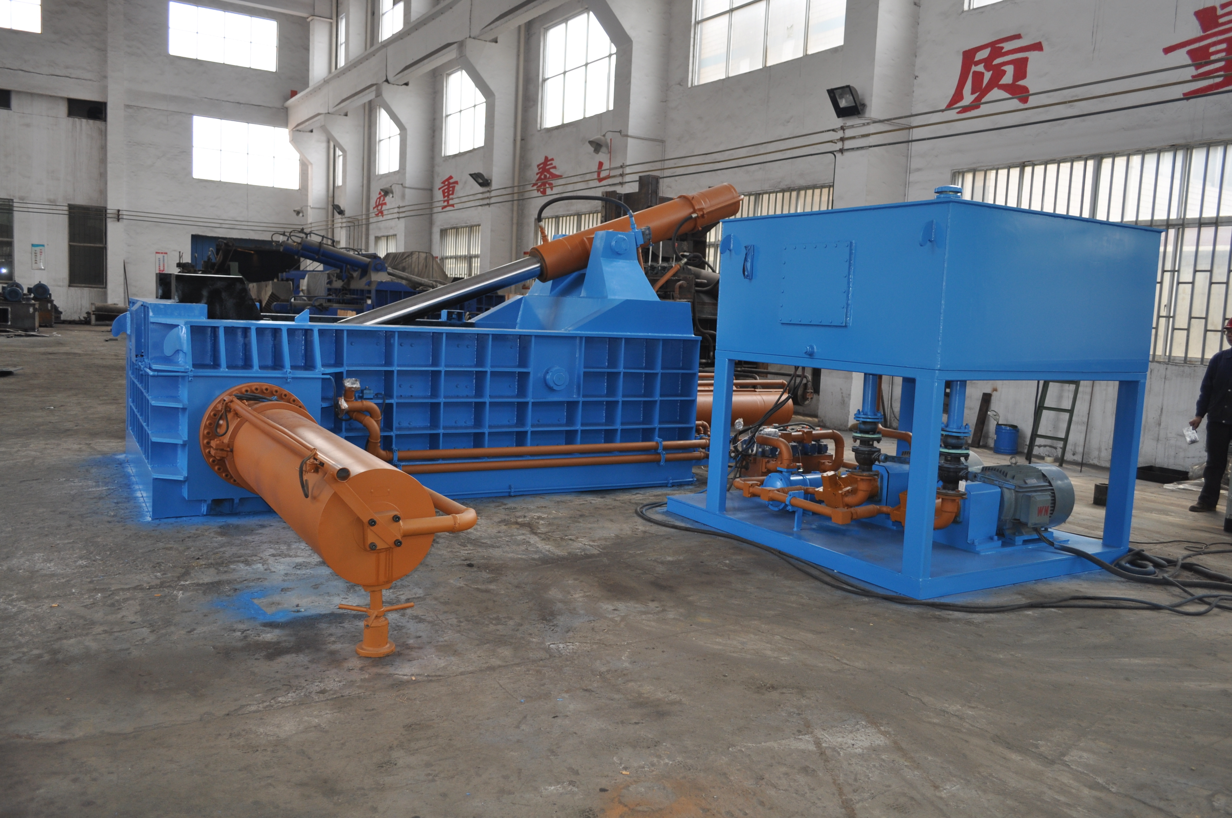 Automatic Hydraulic Scrap Baler for Recycling Industry