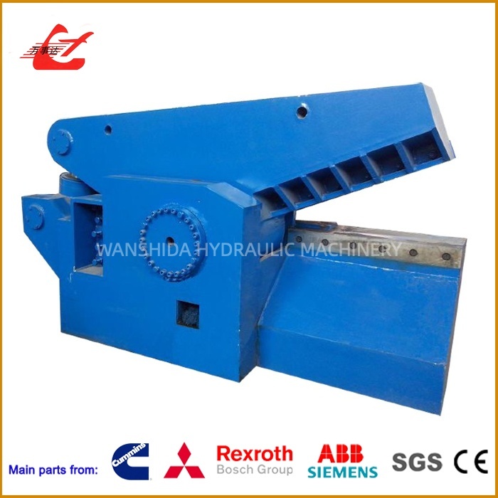 Hydraulic Alligator Shear For Metal Waste Cutting – 800mm Blade, Compact Design  Manual & PLC Operation
