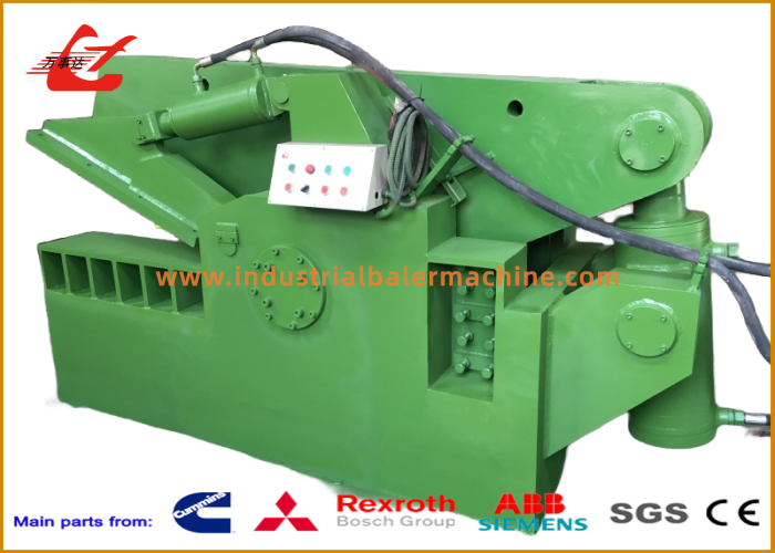 1000kN Scrap Metal Alligator Shear with 800 mm Blade for Steel Bar and Light Scrap Cutting