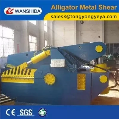 Thủy lực 13–20 lần mỗi phút Cắt cá sấu để cắt trước phế liệu nặng trước khi đóng kiện và cho vào lò